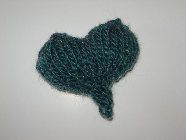 Valentines' heart puff