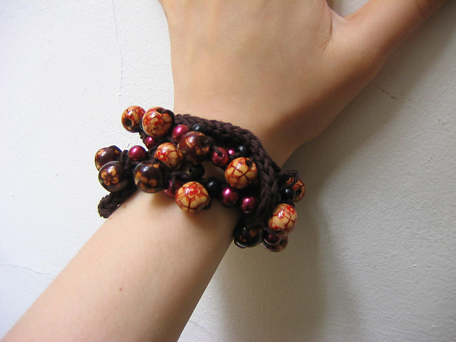 Beaded I-cord