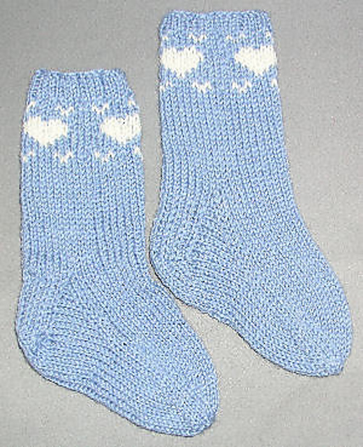 Hearts Abound Baby Socks