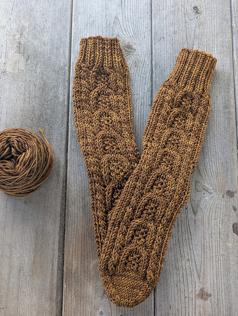 Knitwood Tree Socks