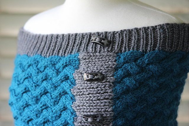 Wicker Weave Cable Cowl