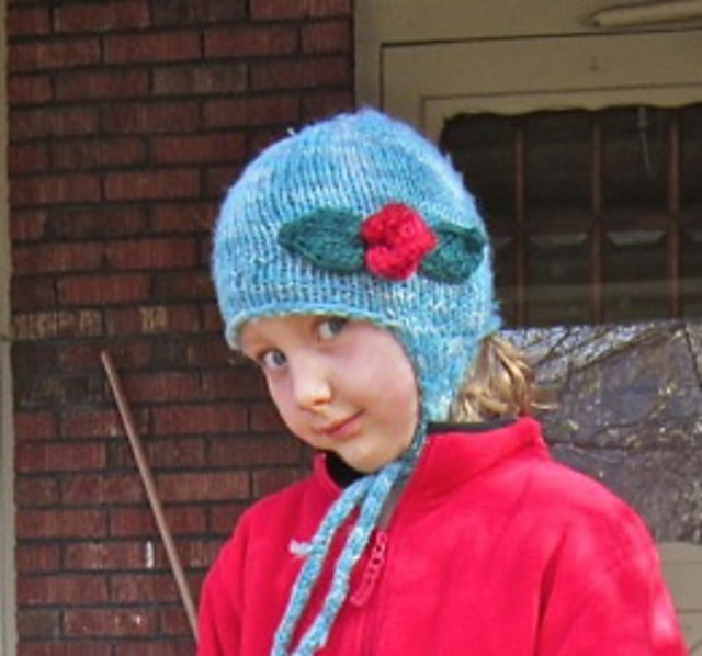#24 Warm Hat with Flower