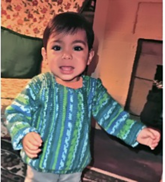 #28 Baby Side-to-Side Pullover
