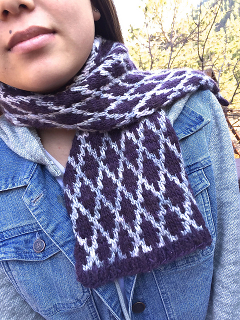#58 Shadow Lattice Shawl