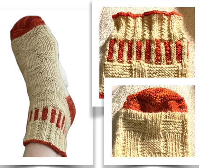 Bold Basketweave Socks