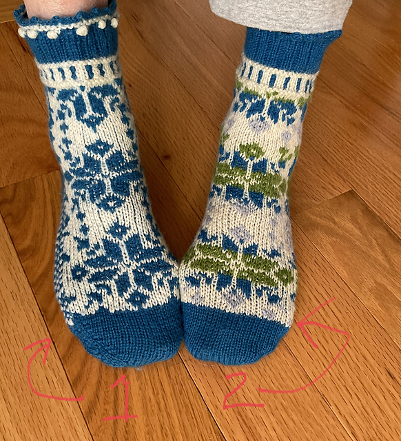 Slm Patterns Ravelry: Snowball Socks pattern by SLM Designs