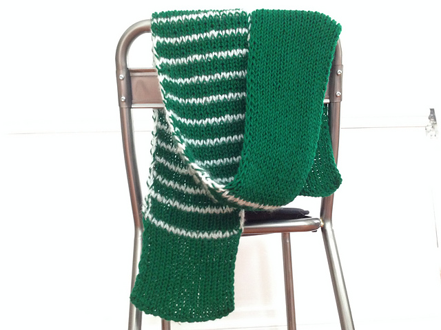 Sideline to Hash Marks - the Football Field Scarf