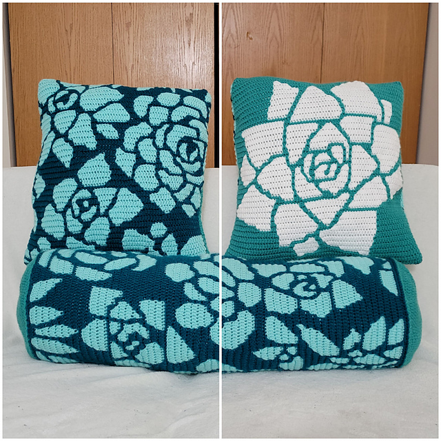 Succulent Garden Pillows