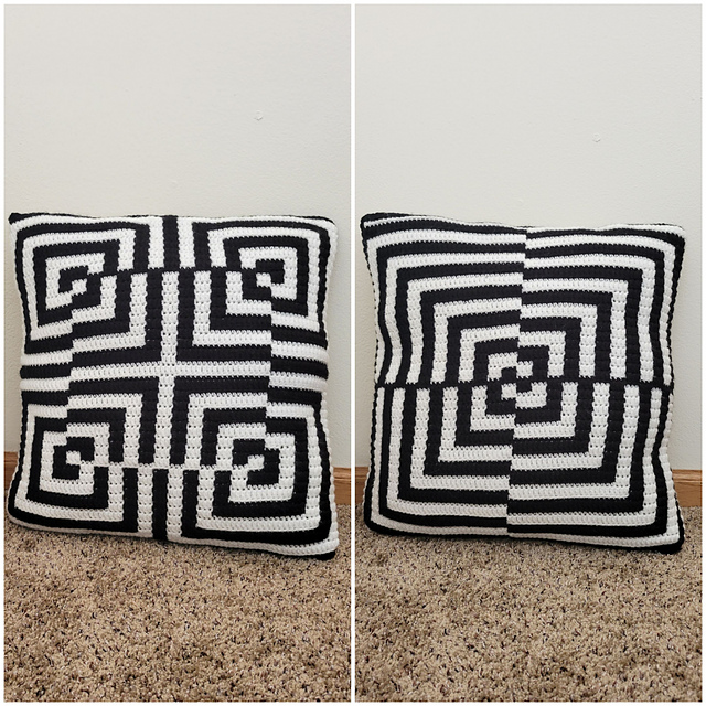 Optical Illusion Pillow