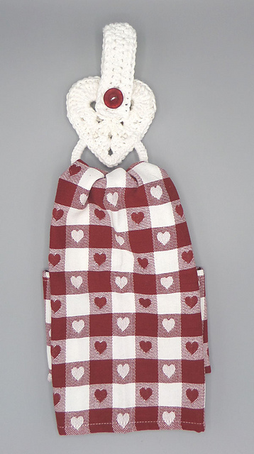 Heart Dishcloth Holder