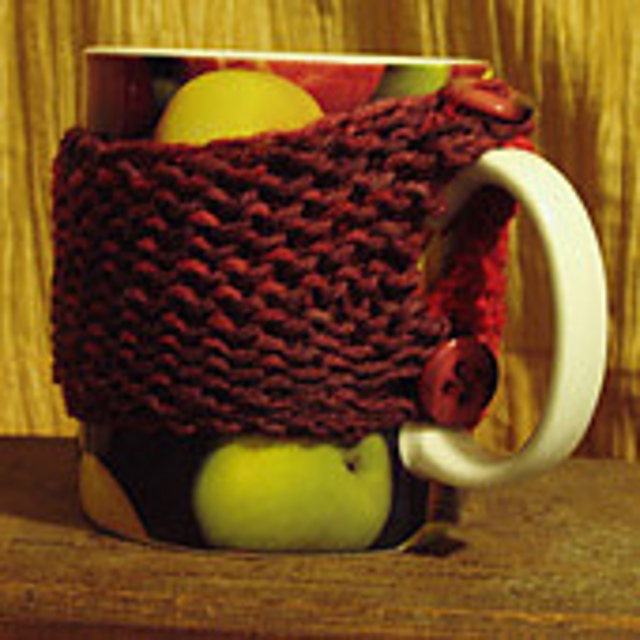 Buttoned-Up Coffee Sleeve