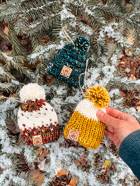 Mini Beanie Ornaments