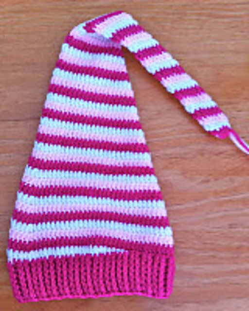 Baby Elf Hat with Tail 