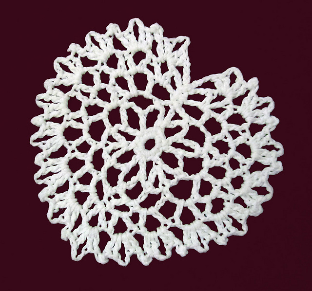 Heart doily