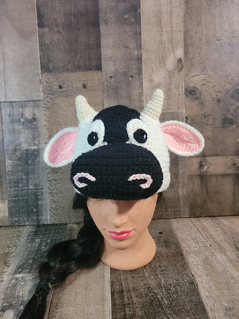 Holstein Cow Beanie
