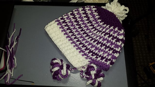 Snowy Nights Pixie Hat