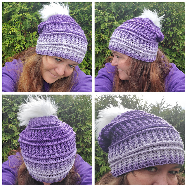 Textured Slouch Beanie