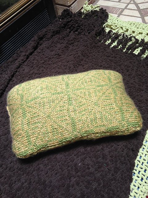 Striped Diamonds Pillow
