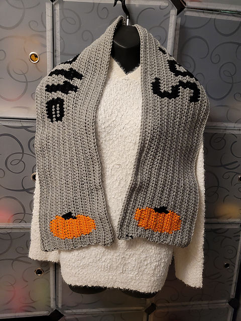 Pumpkin Spice Latte Scarf