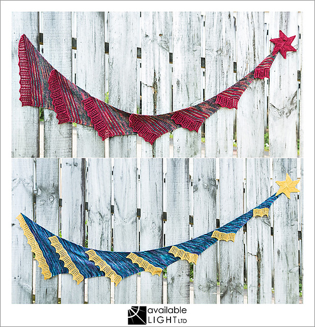 Ravelry Christmas Tree Wrap pattern by handmade by SMINÉ