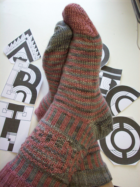 Art Deco Socks