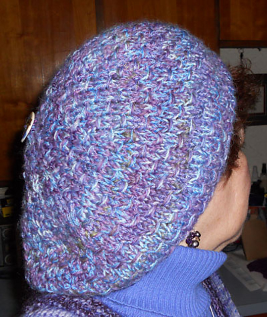 Basketweave Beret Hat