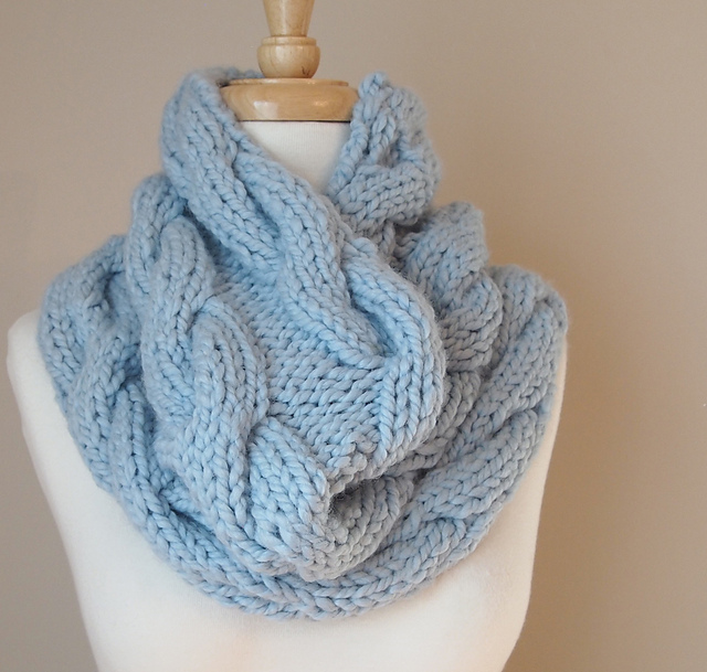 Ravelry: Big Cable Cowl pattern by Kate McMullin