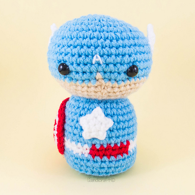 Captain America Amigurumi