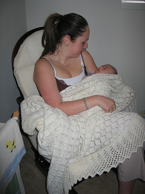 Spanish Christening Shawl