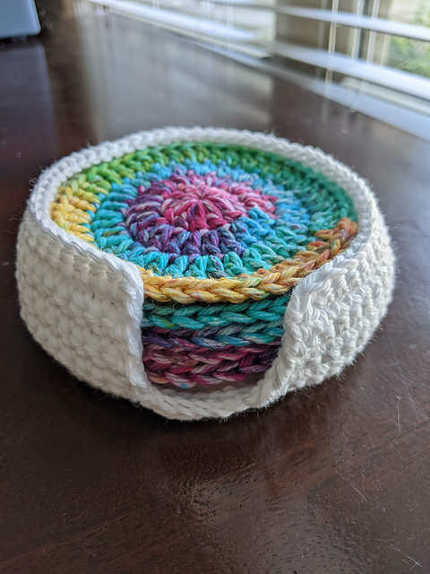 Crochet Coaster Holder