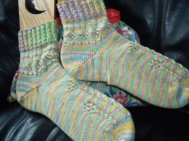 Lollipop Garden Socks