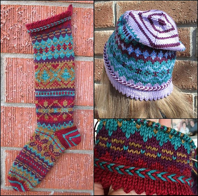 Winter Funderland Stocking and Hat