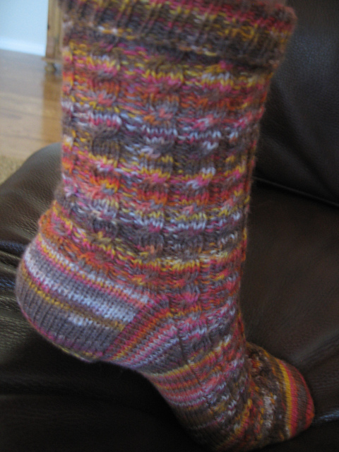 Cabled socks