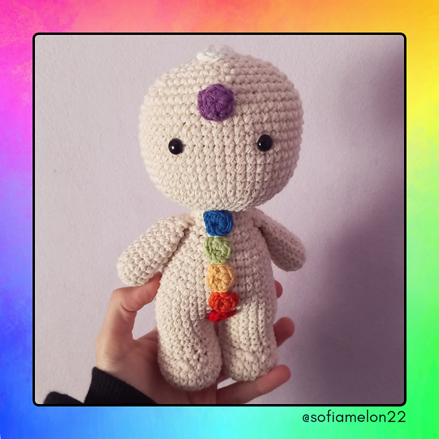Amigurumi Muñeco Chakras