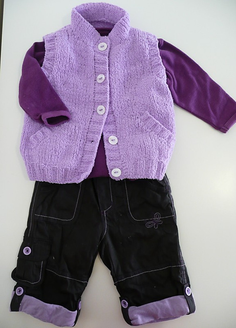 No. 4 High Neck Gilet & Jacket with Zip or Buttons
