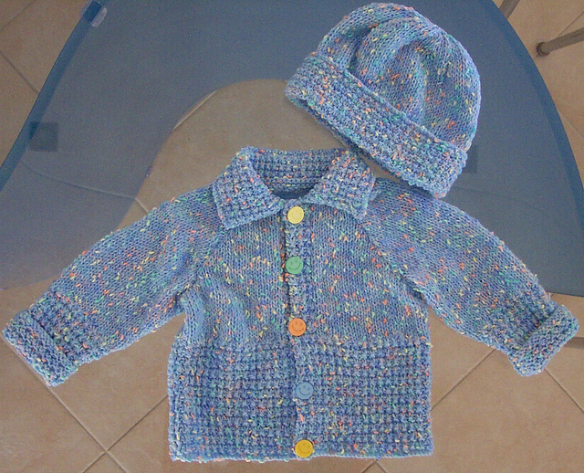 Baby Jacket, Hat, Blanket