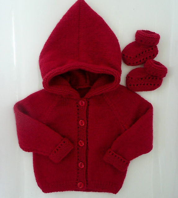 Baby Jacket, Mitts, Boots, and Blanket