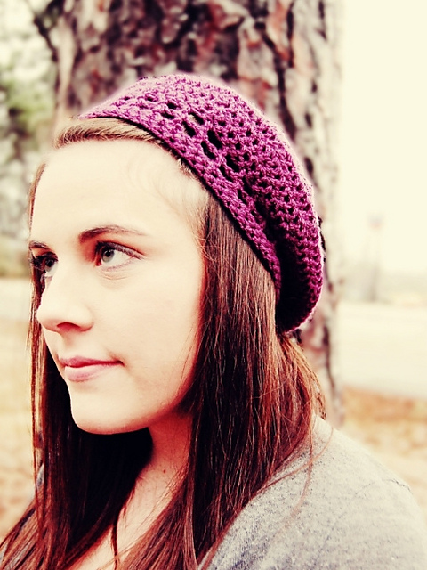 Softspoken Windowpane Beret
