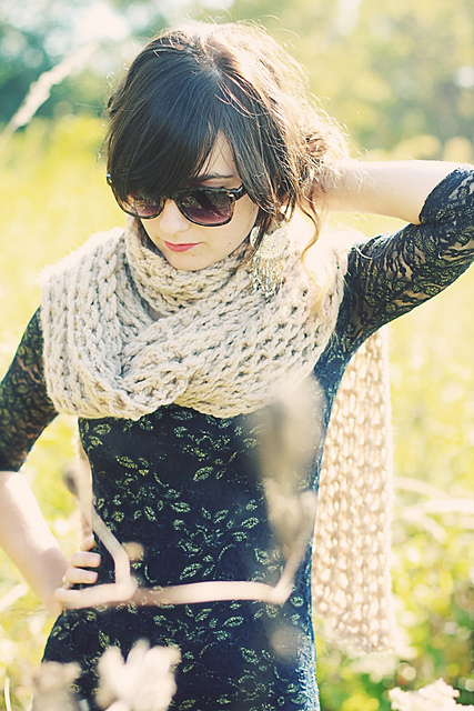 Chunky Ribbed Scarf