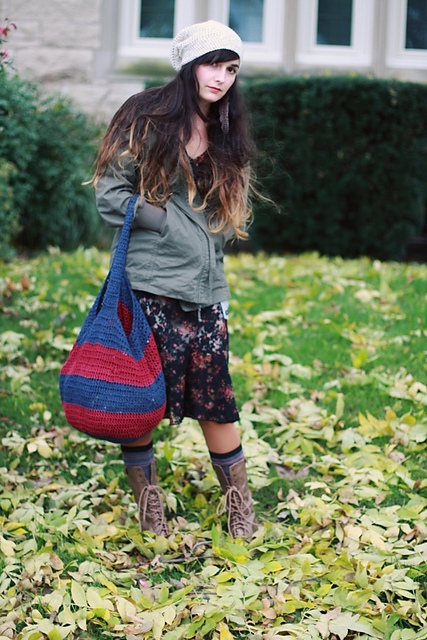 Striped Cotton Tote
