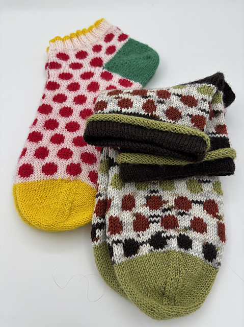 Socks with balls
