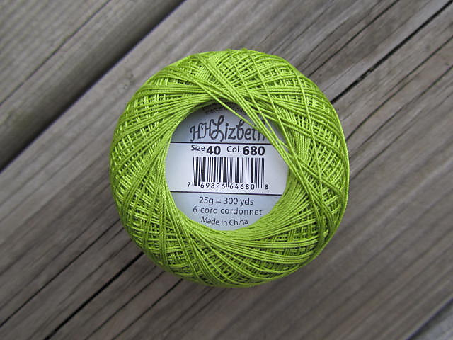Lizbeth Size 40 Cotton Thread For Tatting & Needlework - 300 Yards Of Premium Egyptian Cotton