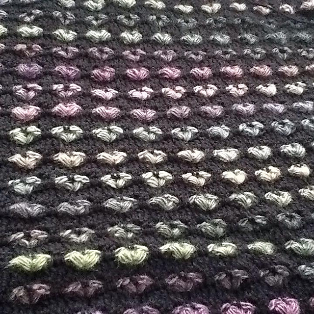 Tiny heart shawl