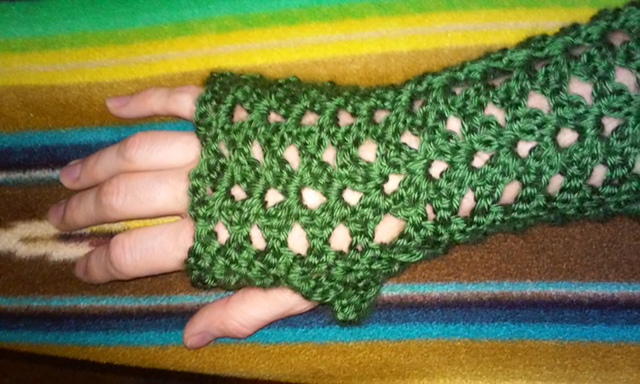 Quick Fingerless Mittens