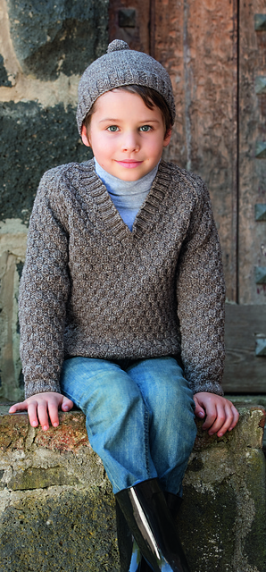 01108 V-Neck Sweater / Jungenpullover