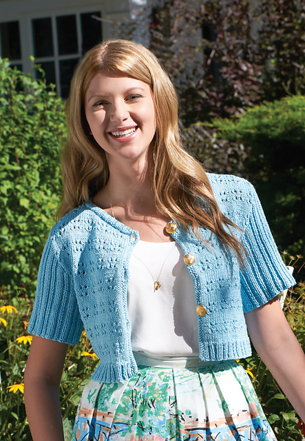 Cardigan with Eyelet