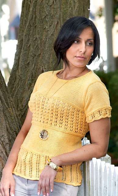 Lace and Eyelet Pullover