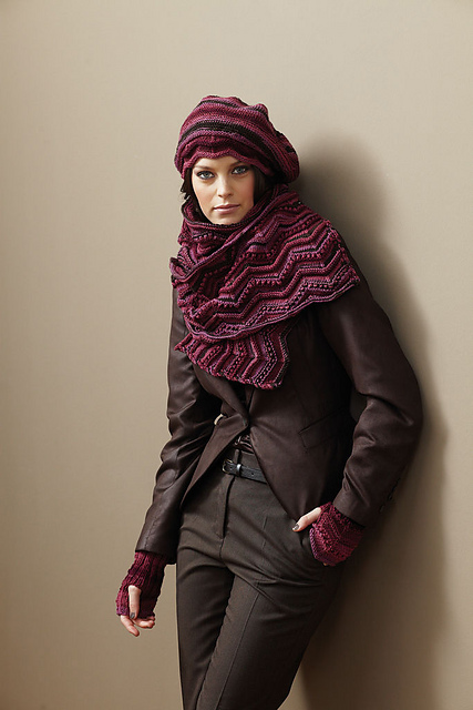 1711 Scarf, Hat, and Wrist Warmers