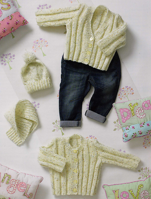 JB167 Cardigans, Hat and Scarf