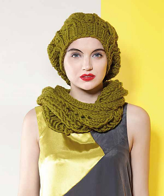 2130 Cabled Beret
